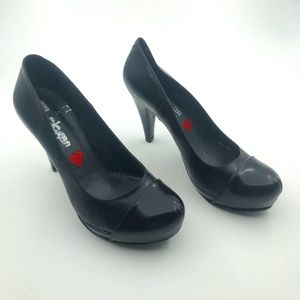 HANDMADE LEATHER WOMAN PLATFORM HEELS